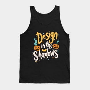 Halloween T-Shirt: Playful Design in the Shadows for Spooky Fun Tank Top